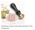 Custom Monogram Wax Stamps