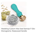 Load image into Gallery viewer, Custom Monogram Wax Stamps
