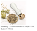 Custom Monogram Wax Stamps