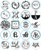 Load image into Gallery viewer, Custom Monogram Wax Stamps
