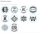 Custom Monogram Wax Stamps