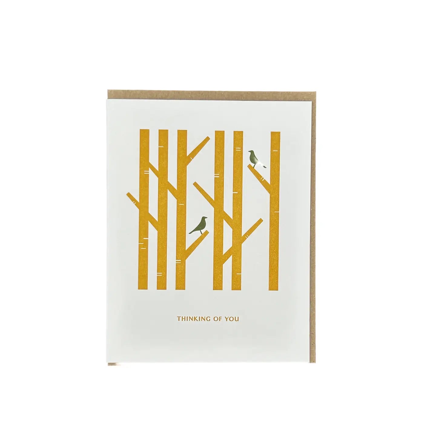 Thinking of You Letterpress Card