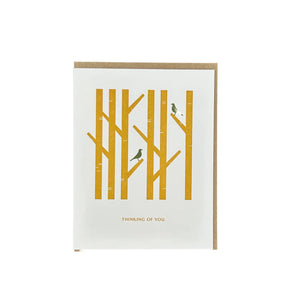 Thinking of You Letterpress Card
