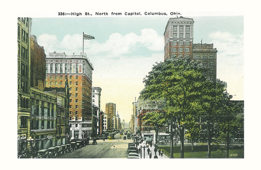 High Street From Capital Postcard