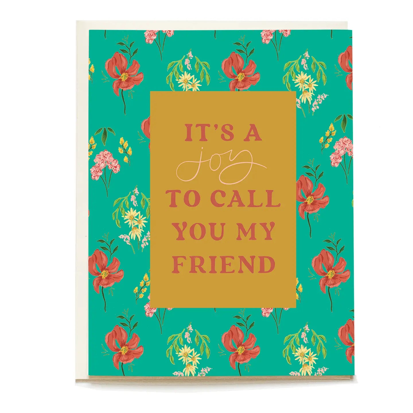 Vintage Sprigs Friendship Greeting Card