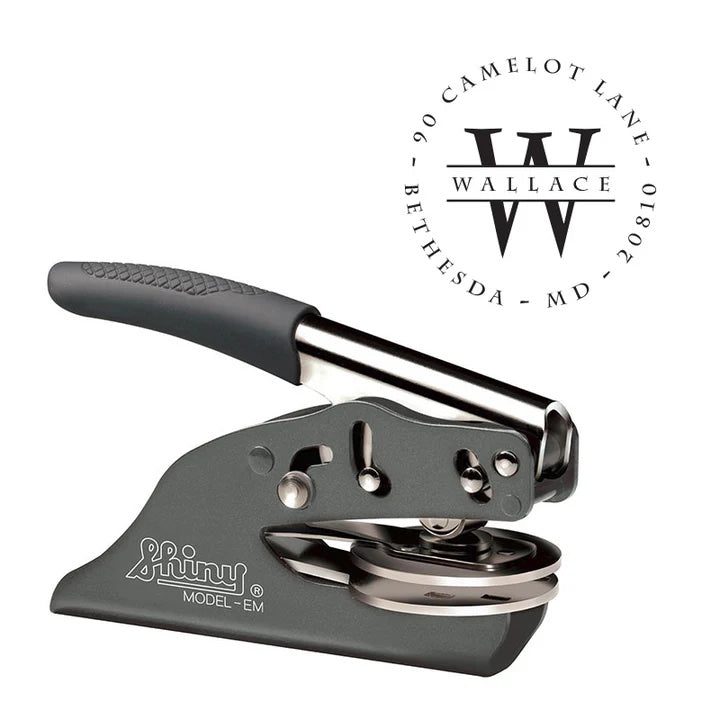Round Embosser (Impression size: 1.6" diameter)