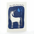 Unicorn Congratulations Card