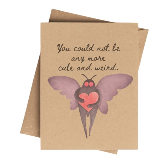 Cute & Weird Moth Creature Card