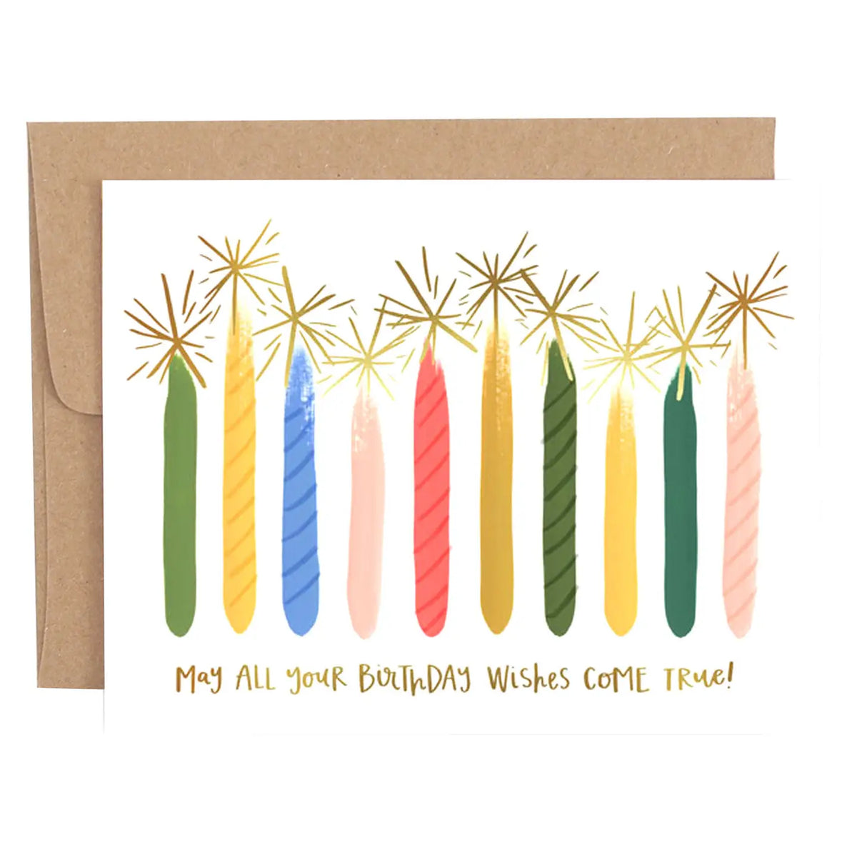 Candle Birthday Greeting Card