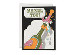 Load image into Gallery viewer, Mazel Tov Congratulations Greeting Card
