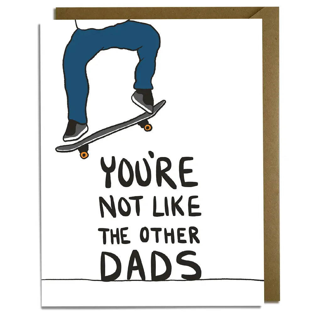 Skater Dad Father's Day Card