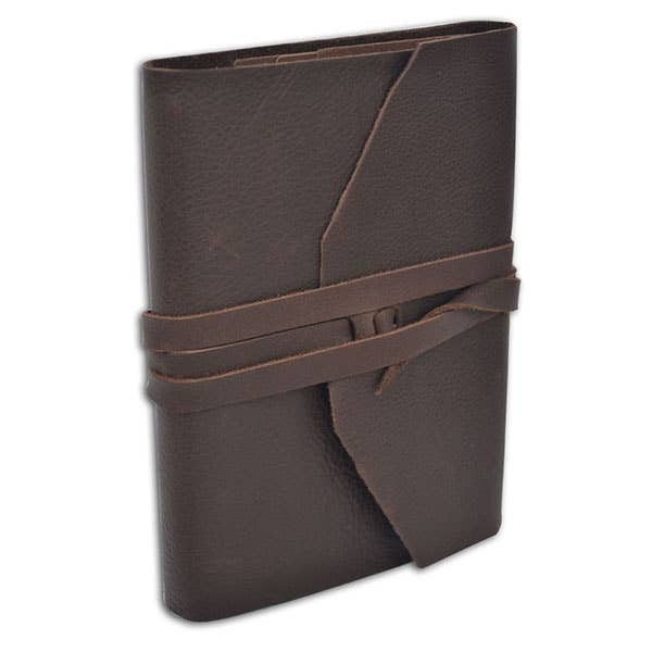 Manufactus Leather Wrap Journal (6" x 8" | Refillable)