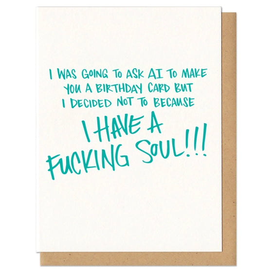 Ai Birthday Greeting Card