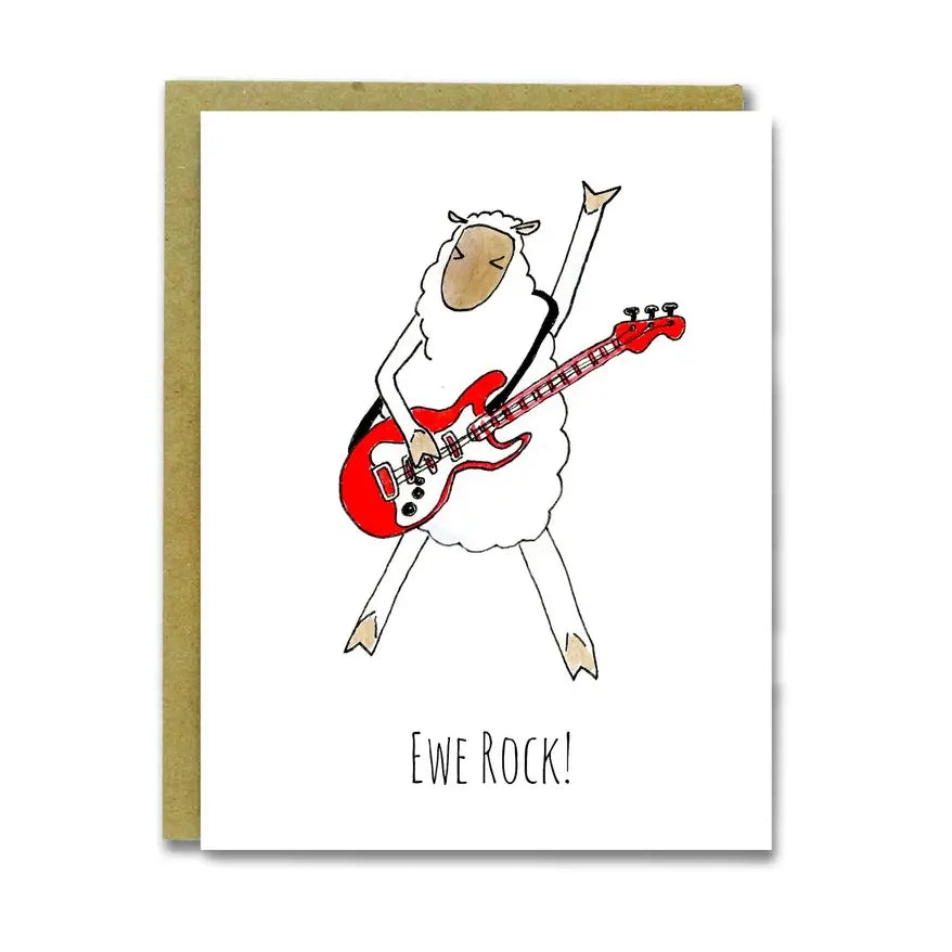 Ewe Rock Card