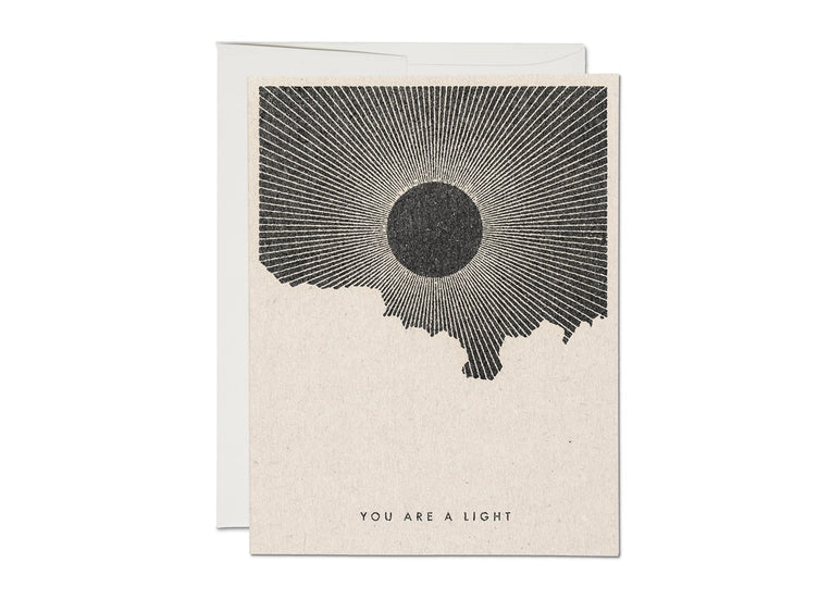 You Are A Light Friendship Greeting Card