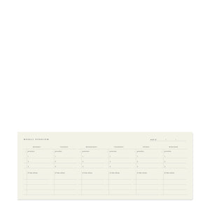 Weekly Keyboard Planner Deskpad