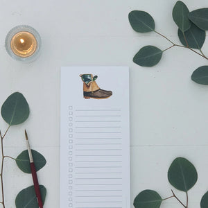 Winter Boot List Pad – On Paper