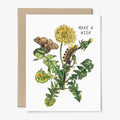 Make A Wish Dandelion Card