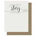 Crass Calligraphy Story Card