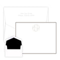 Delavan Monogram Note - Embossed