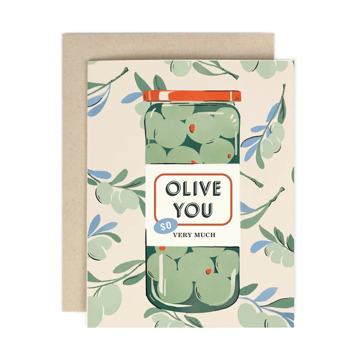 Olive You Love & Friendship Card