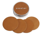 4 Coasters with Tin Box