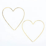 Load image into Gallery viewer, Heart Hoop Earrings
