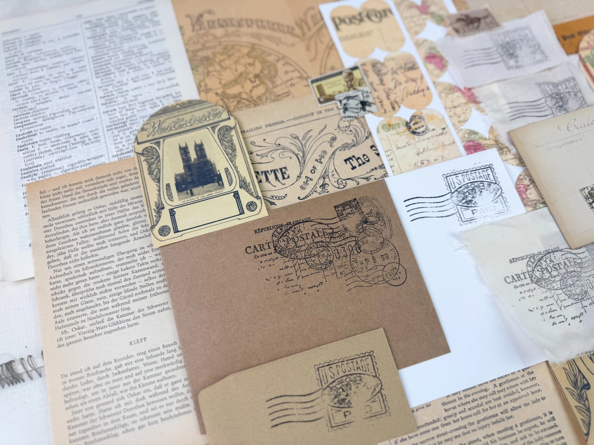 Travel Ephemera Kit For Paper Crafting