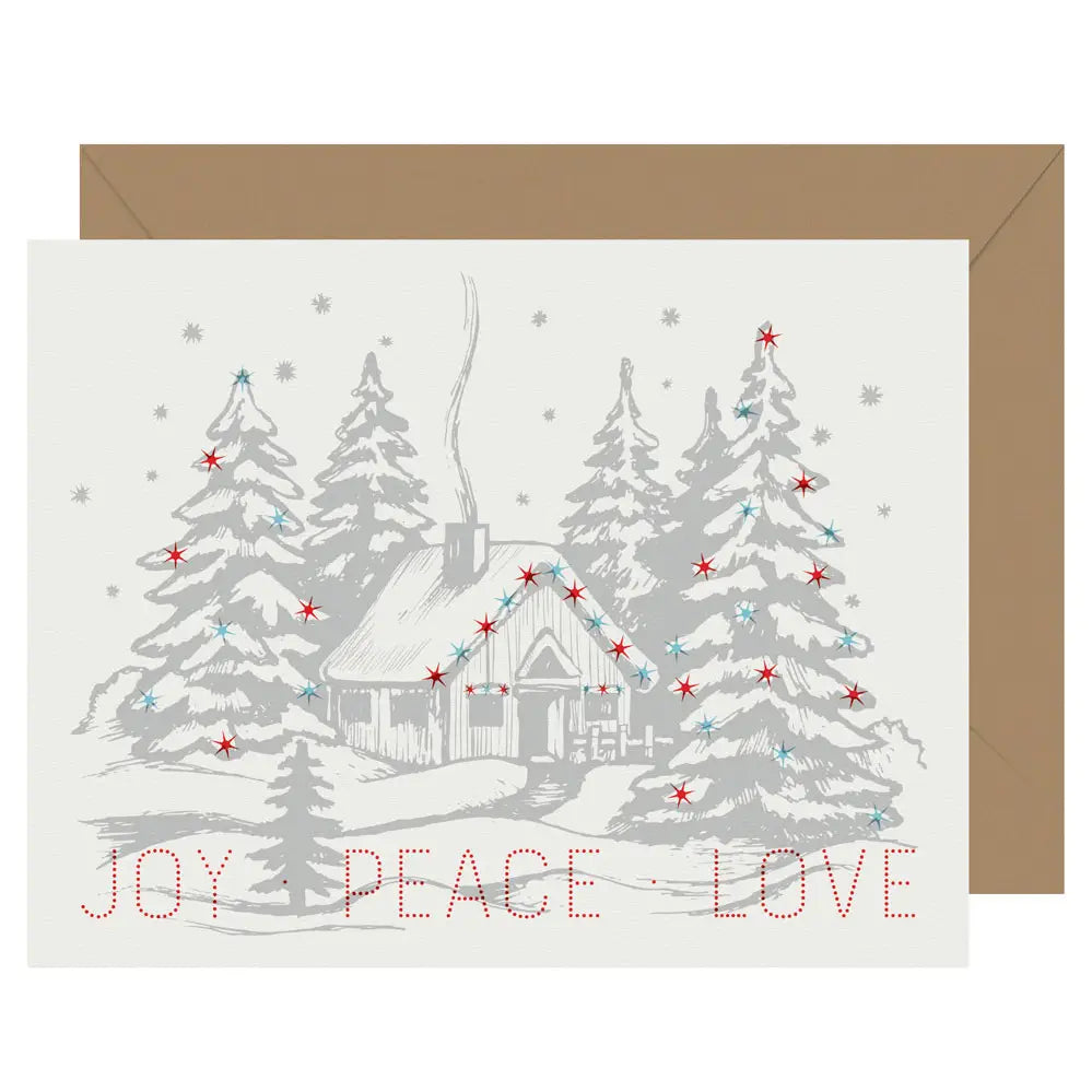 Holiday Joy Peace Love Card