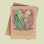Load image into Gallery viewer, Cthulhu Mythos Bookstore Romantic Love Card or Valentine
