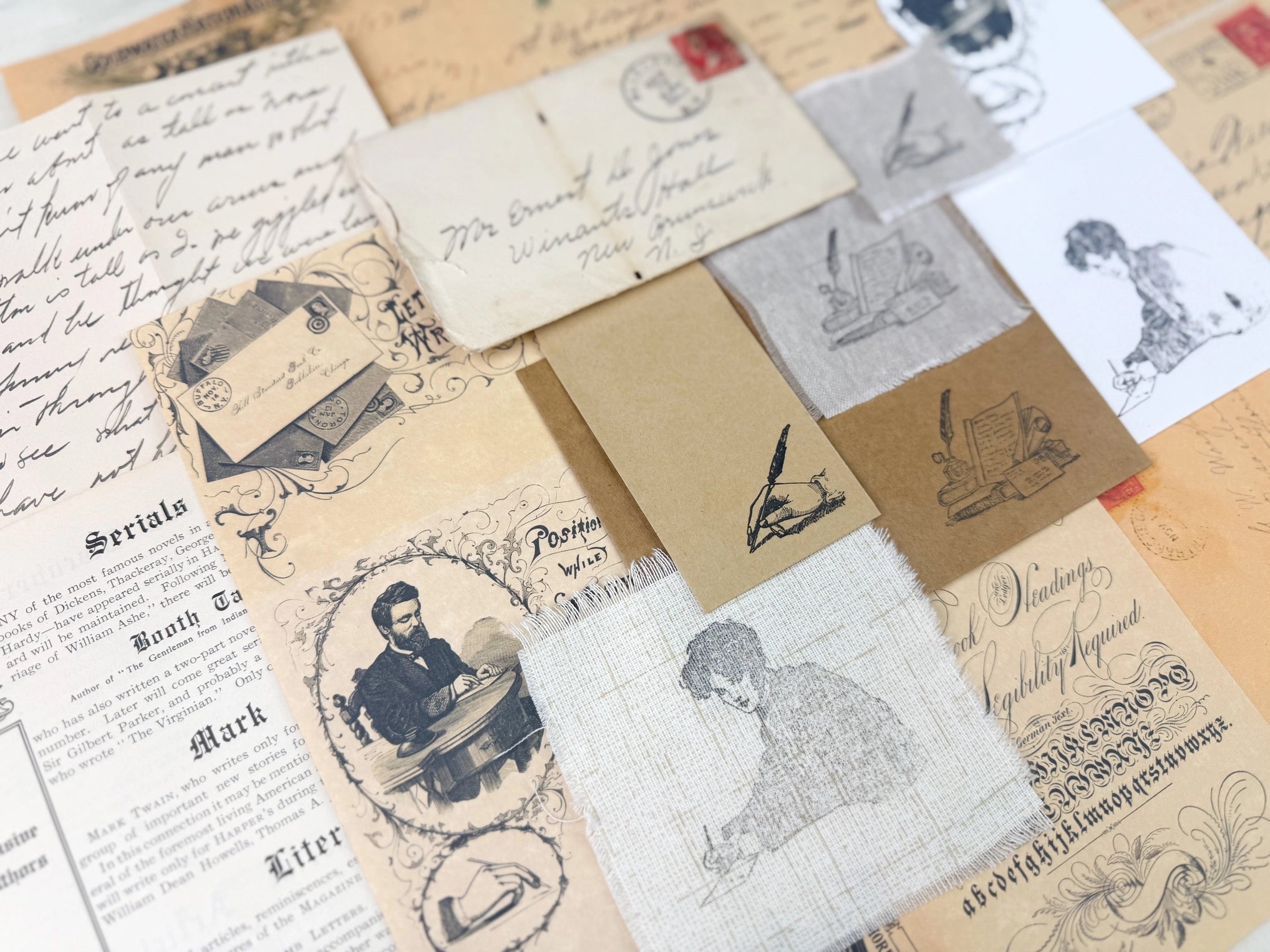 Writing Ephemera Kit For Paper Crafting