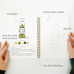 Load image into Gallery viewer, Emily Lex Animals Watercolor Workbook
