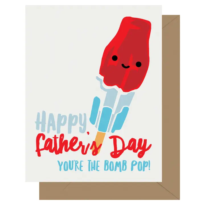Cutie Kawaii Bomb Pop Father's Day Card