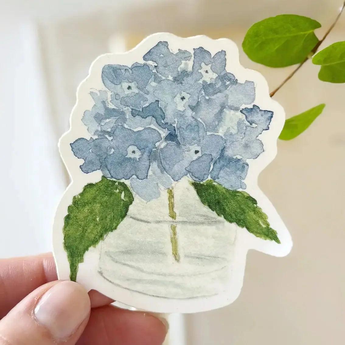 Hydrangea Sticker Hydrangea Sticker – On Paper
