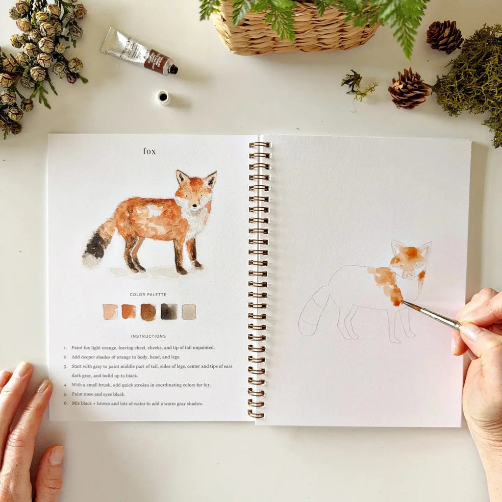 Emily Lex Watercolor Workbook - Woodland