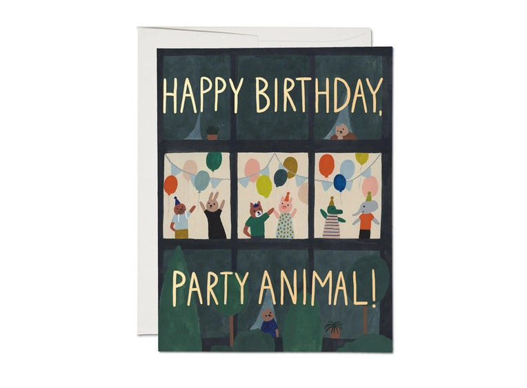 Animal House Birthday Greeting Card