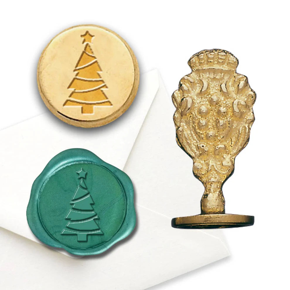 Mini Brass Stamp (Christmas Tree)