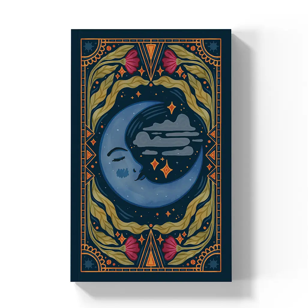 Moon Tarot Soft Touch Classic Layflat Notebook