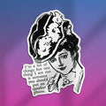 Gibson Girl Speaker Phone Sticker