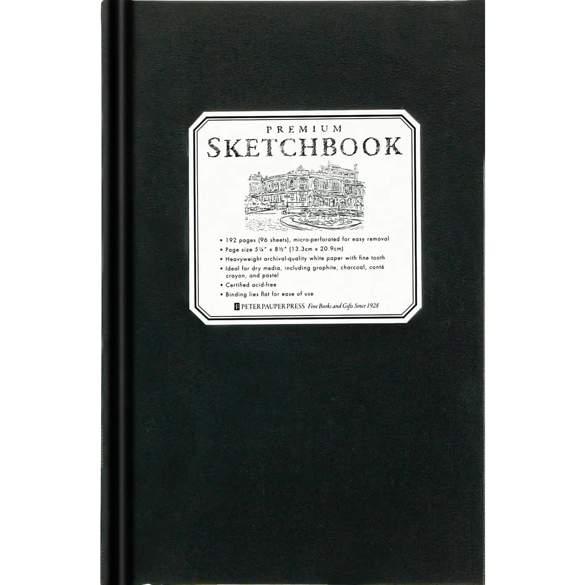 Small Black Premium Sketchbook