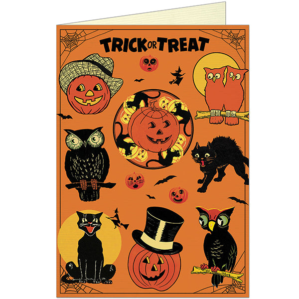 Vintage Halloween Greeting Card