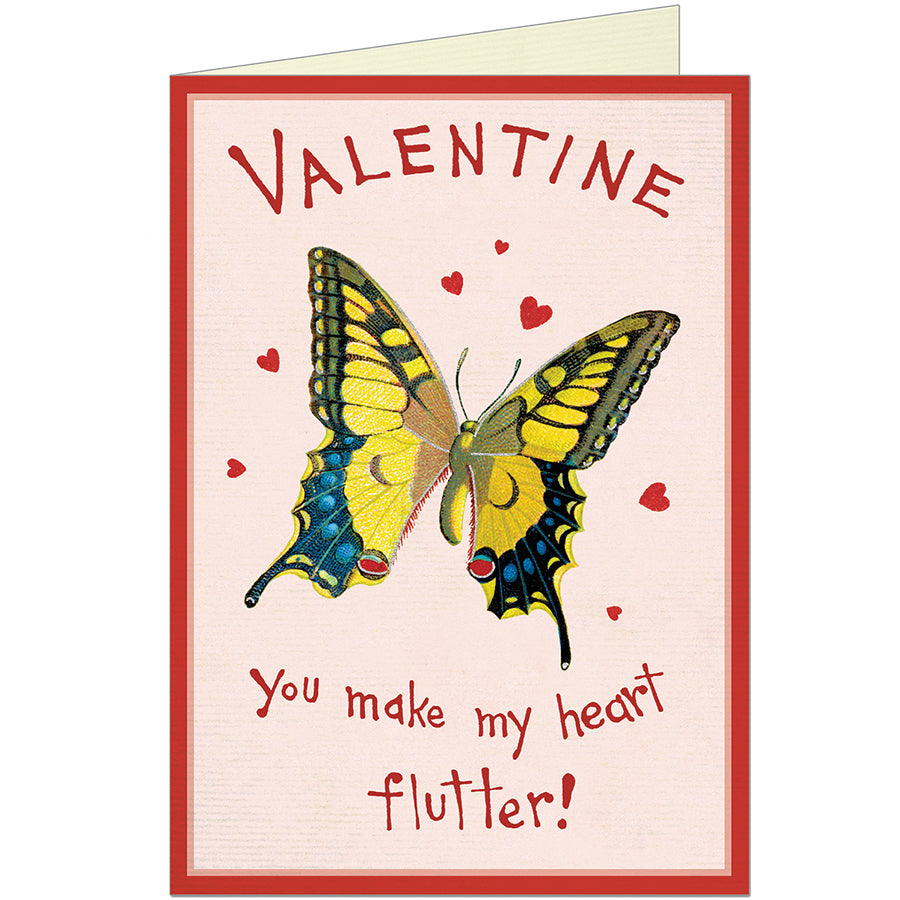 Valentine Butterfly Greeting Card