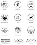 Round Self Inking Stamp