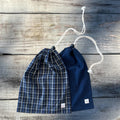 Circular Thrift  Upcycled Drawstring Pouch