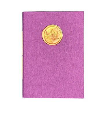 Hardcover Wax Seal Journal (Purple)