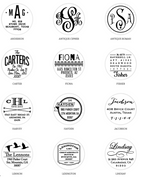 Round Self Inking Stamp
