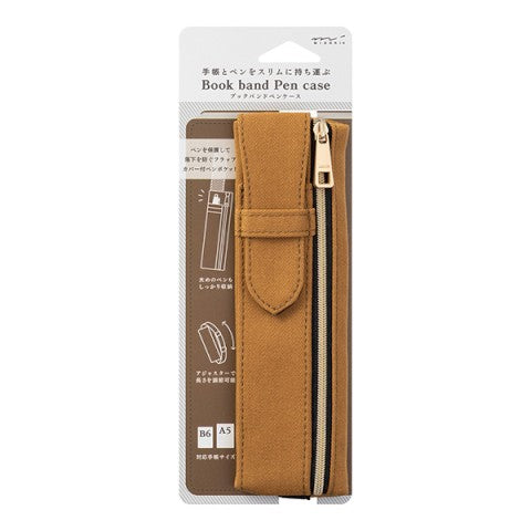 Midori Book Band Pen Case for B6-A5 Notebooks