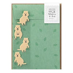Load image into Gallery viewer, Midori Animal Letter Sets with Stickers
