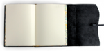 Load image into Gallery viewer, Black leather wrap cover leather journal
