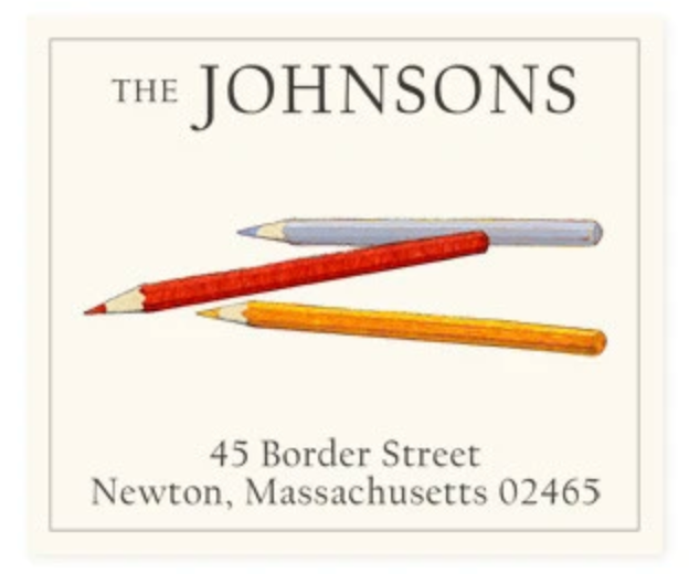 Return Address Labels - On Paper Favorites By Felix Doolittle